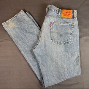 Levi’s 511 Slim Fit Jeans Men’s 38x34 Light Wash Denim - Nice fading